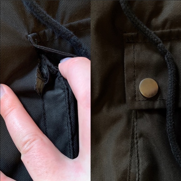 Torrid Sz 0 Twill Sherpa Lined Anorak Coat - Picture 5 of 5